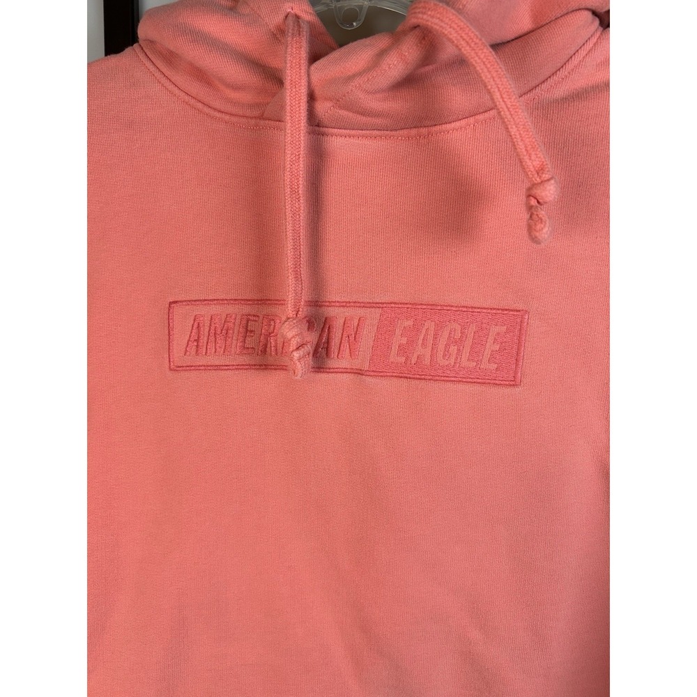 American Eagle Hoodie Sweatshirt Unisex Small Pullover Thick Cotton Blend - Picture 2 of 8